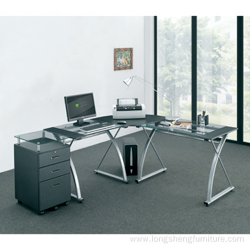 OEM Modern Steel and Wooden Computer Desk